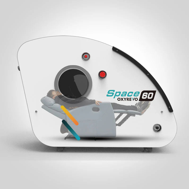 OXYREVO Space60 Premium Reclining Hyperbaric Chamber: 1.5 ATA - 2.0 ATA