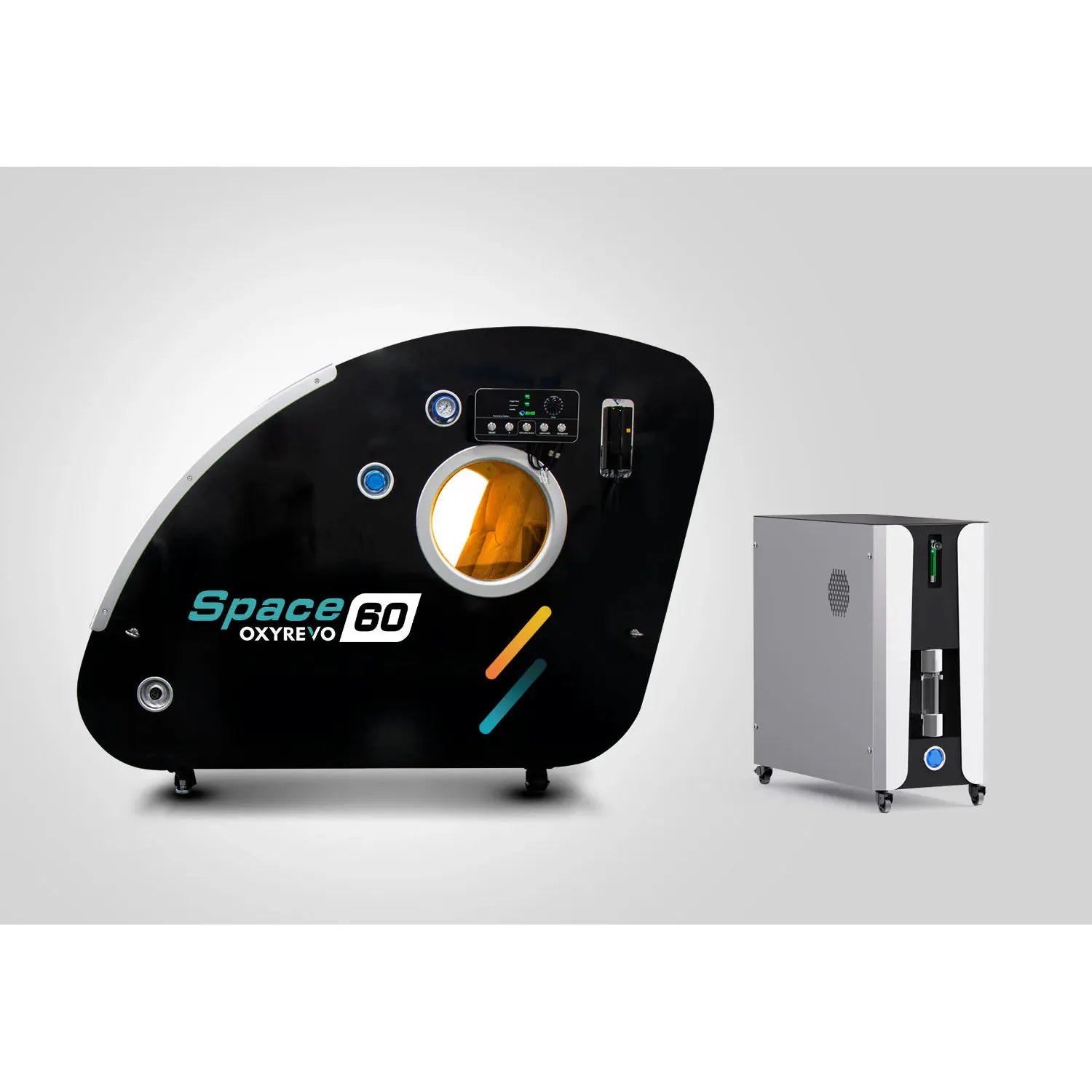 OXYREVO Space60 Premium Reclining Hyperbaric Chamber: 1.5 ATA - 2.0 ATA