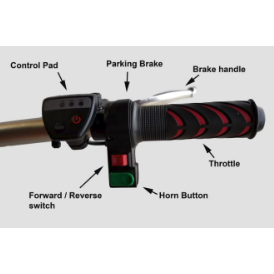 HandyScoot Folding 3 Wheel Travel Mobility Scooter