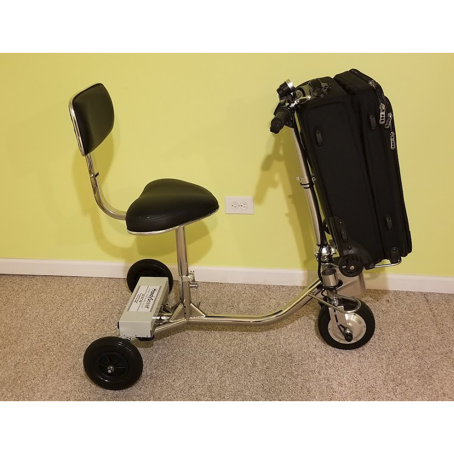 HandyScoot Folding 3 Wheel Travel Mobility Scooter