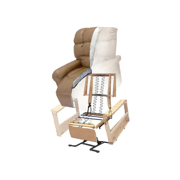 Perfect Sleep Chair Power Lift Recliner with Heat and Massage by
