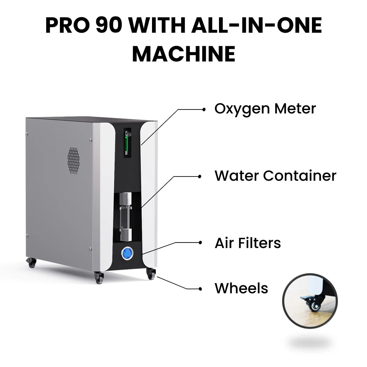 Airvida Pro90 Portable Sitting Hyperbaric Chamber 1.5 ATA