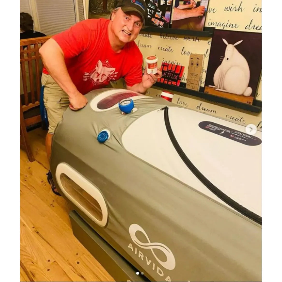 Airvida Portable Lying Hyperbaric Chamber 1.4-1.5ATA