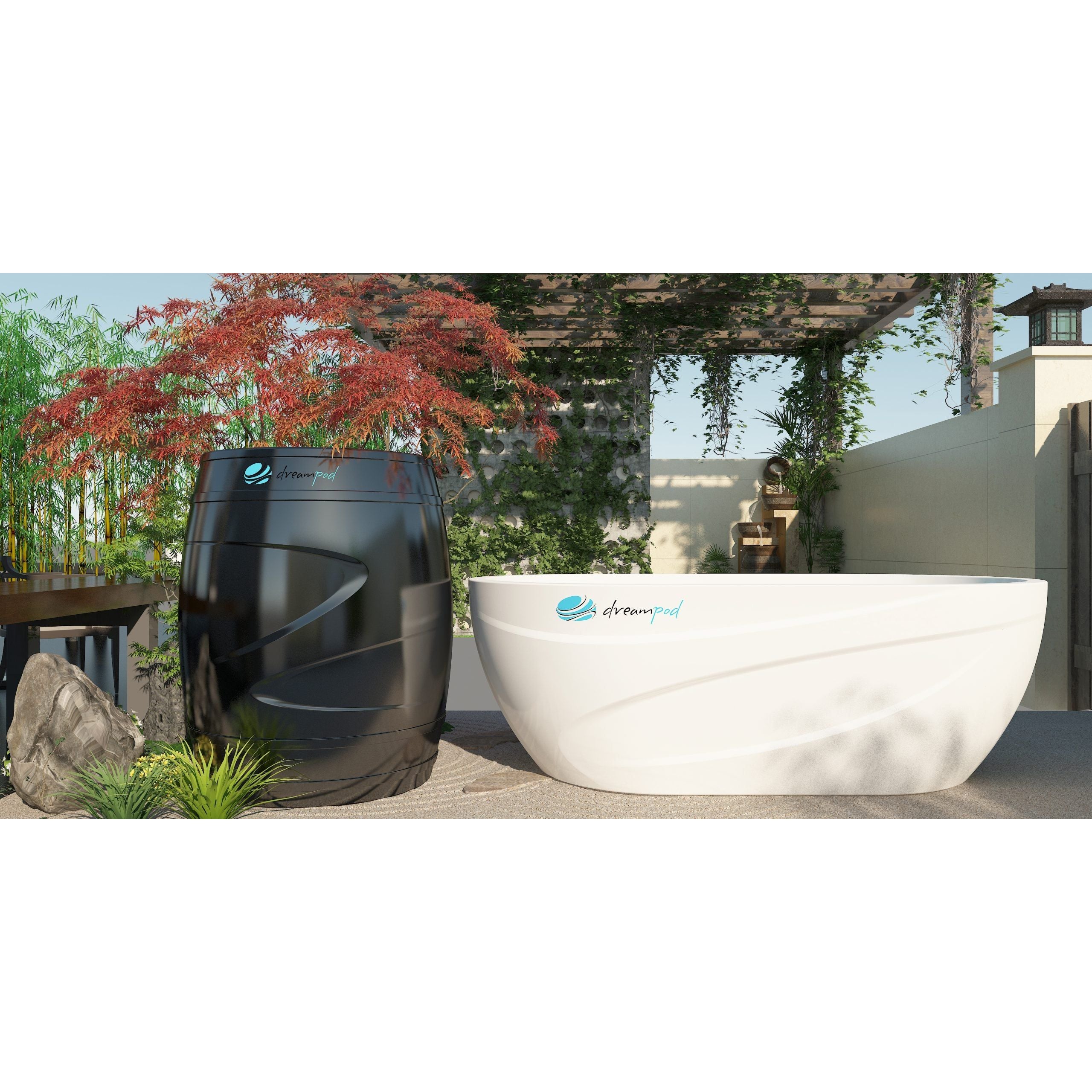 Dreampod Cold Plunge Barrel with Chiller