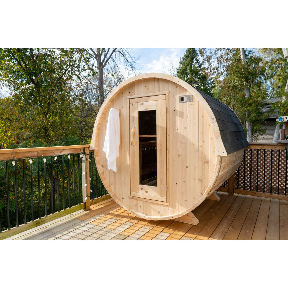 Leisurecraft Dundalk Ct Harmony 2-4 Person Barrel Sauna