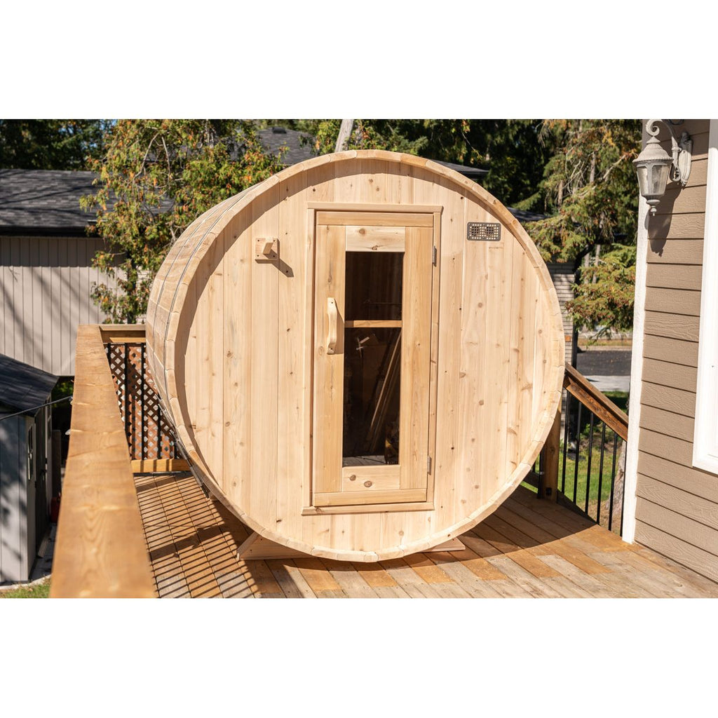 Leisurecraft Dundalk Ct Harmony 2-4 Person Barrel Sauna