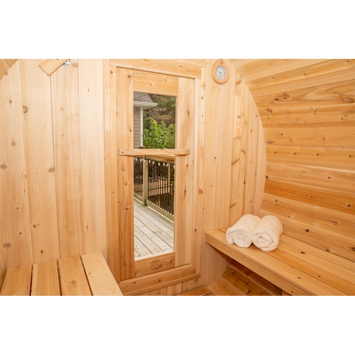 Leisurecraft Dundalk Ct Harmony 2-4 Person Barrel Sauna