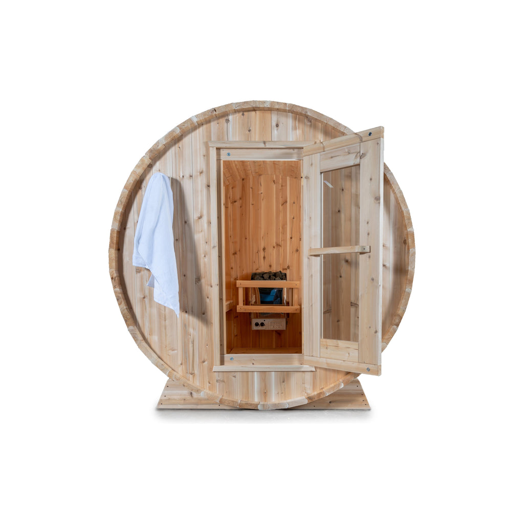 Leisurecraft Dundalk Ct Harmony 2-4 Person Barrel Sauna