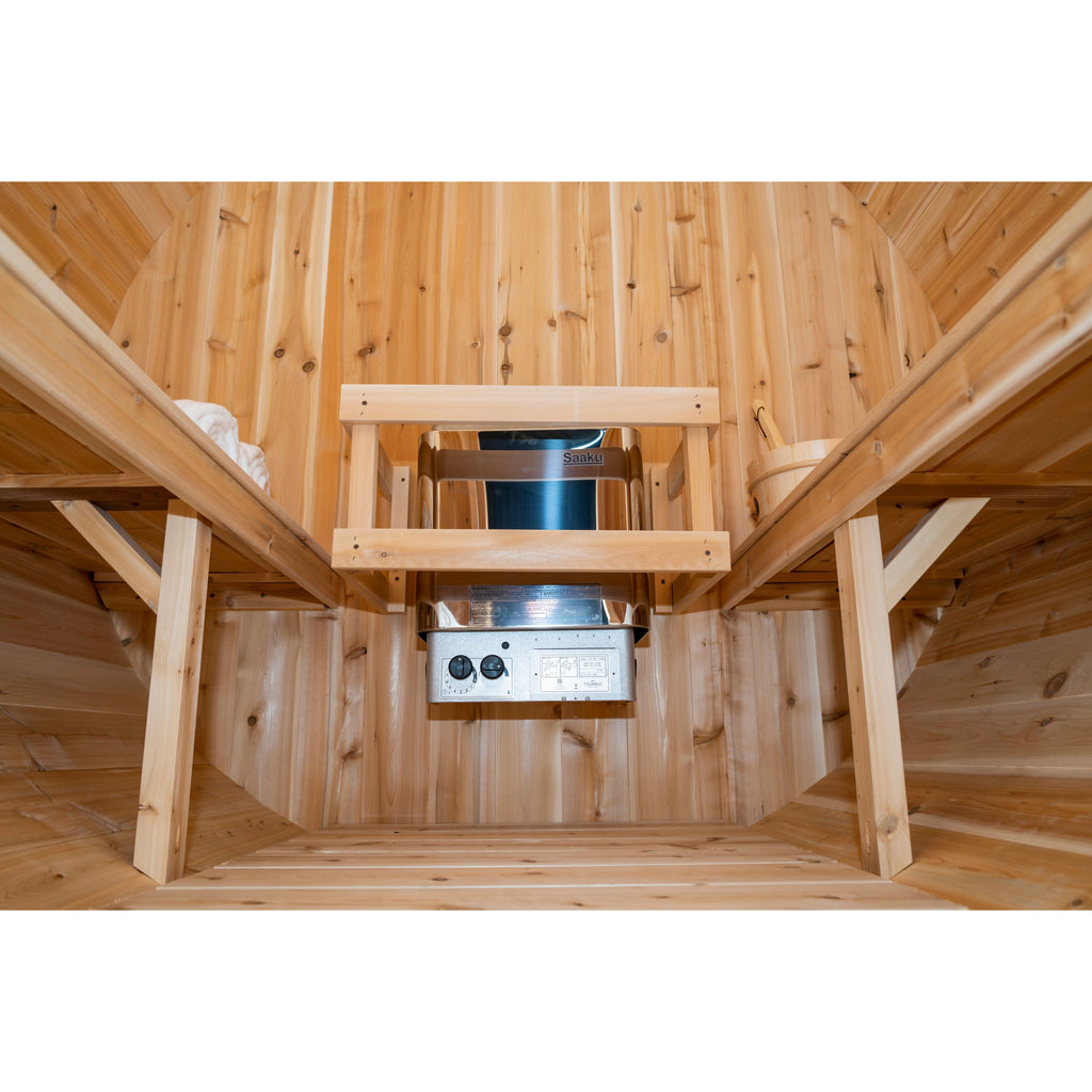 Leisurecraft Dundalk Ct Harmony 2-4 Person Barrel Sauna