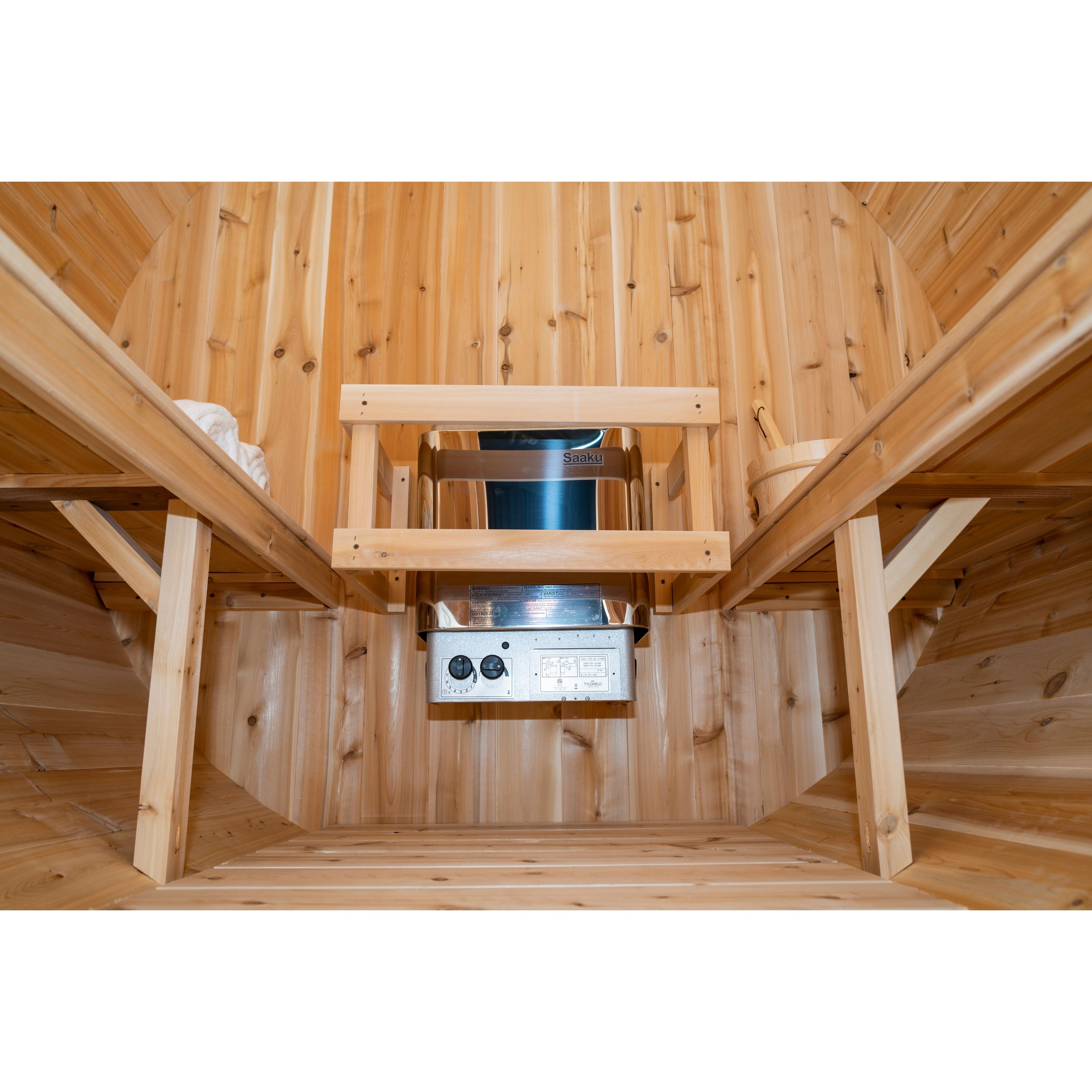 Leisurecraft Dundalk Ct Harmony 2-4 Person Barrel Sauna