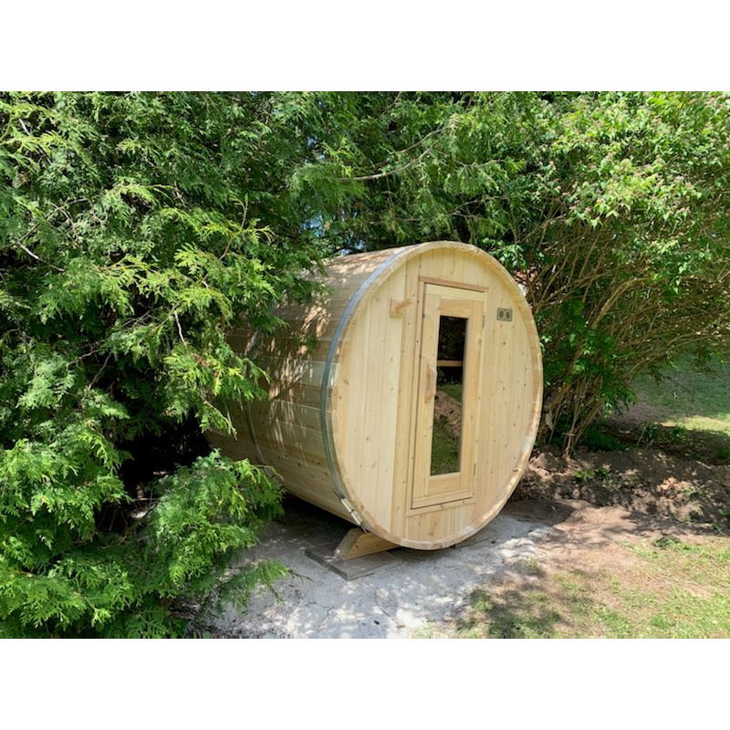 Leisurecraft Dundalk Ct Harmony 2-4 Person Barrel Sauna