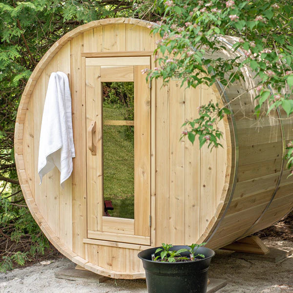Leisurecraft Dundalk Ct Harmony 2-4 Person Barrel Sauna