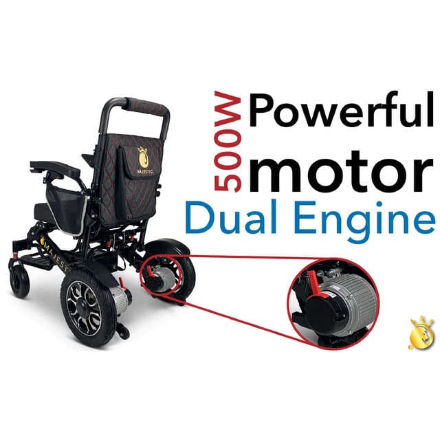ComfyGo MAJESTIC IQ-7000 Electric Wheelchair (19-Inch Wide Seat)