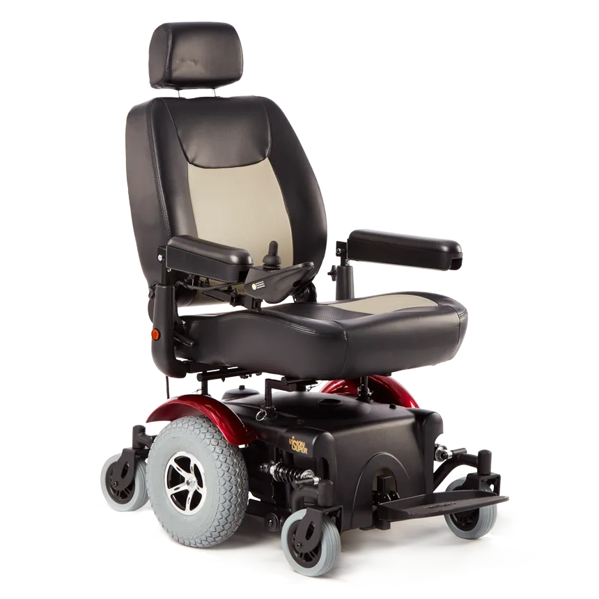 Merits Health P327 Vision Super W/ Power Seat Lift Heavy Duty Power Wheelchair