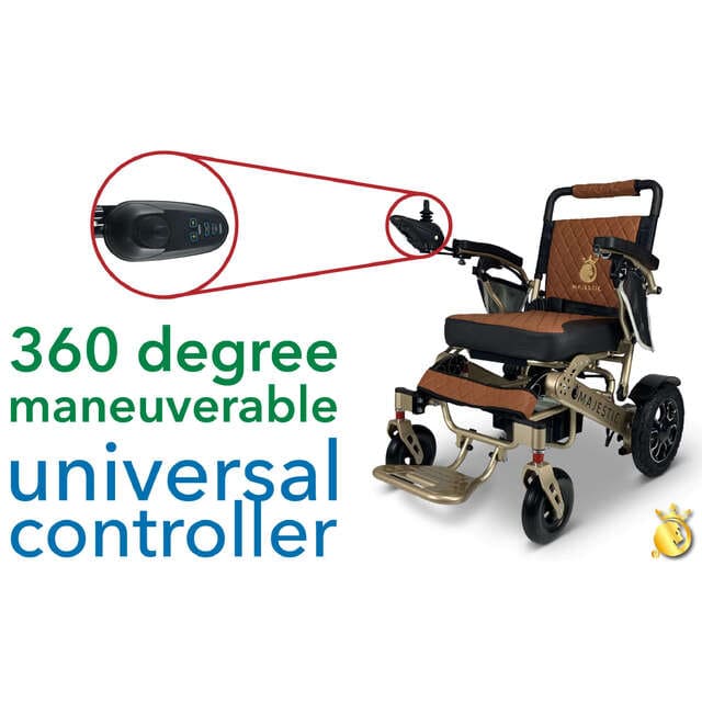 ComfyGo MAJESTIC IQ-7000 Electric Wheelchair (19-Inch Wide Seat)