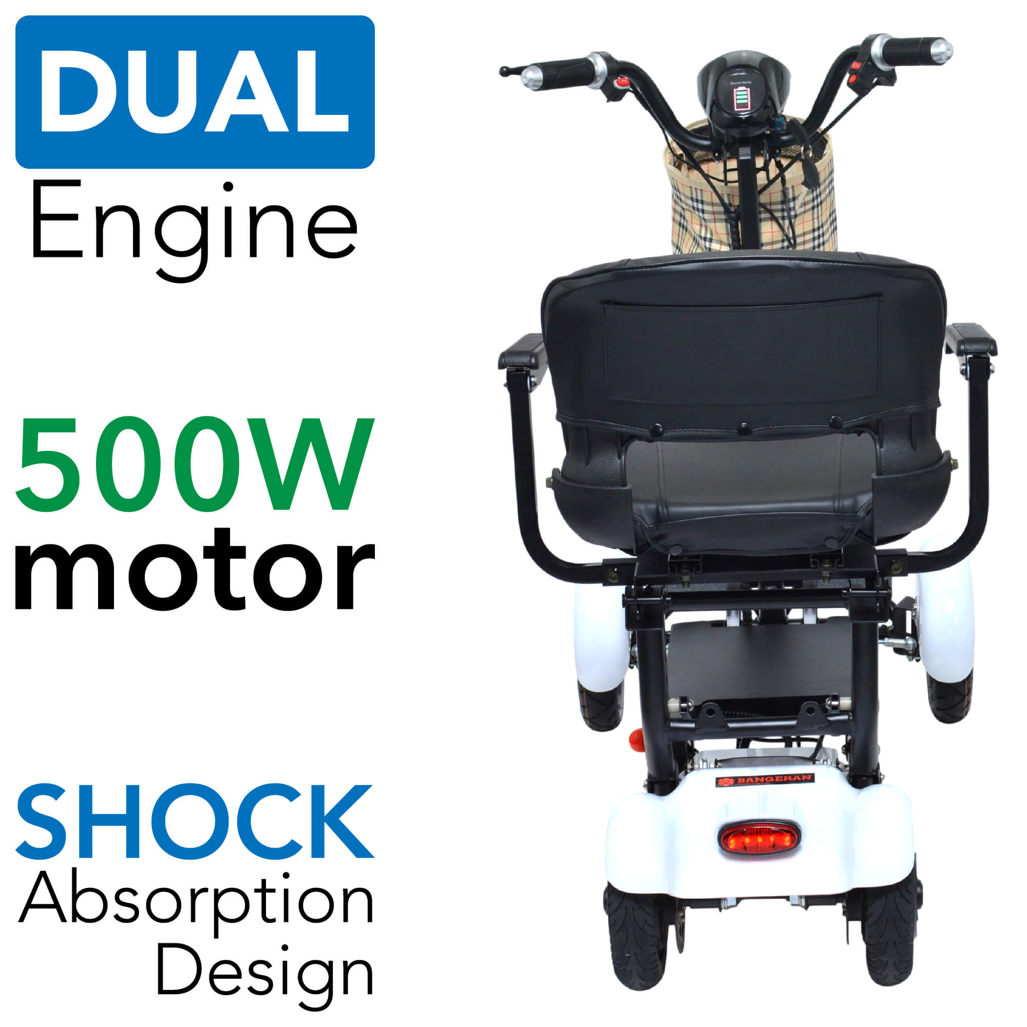ComfyGo MS 3000 Plus Foldable Mobility Scooter