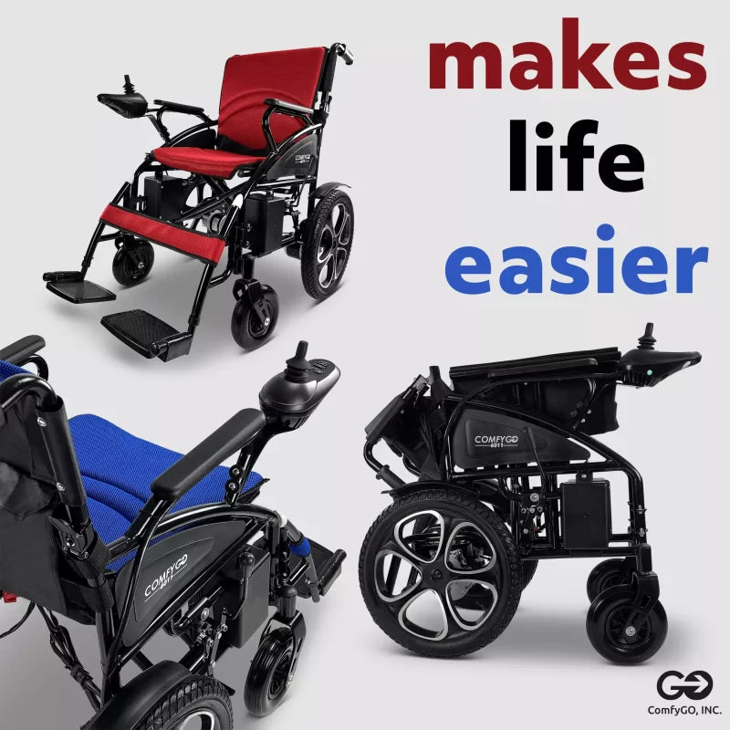 ComfyGO 6011 Electric Folding Electric Wheelchair