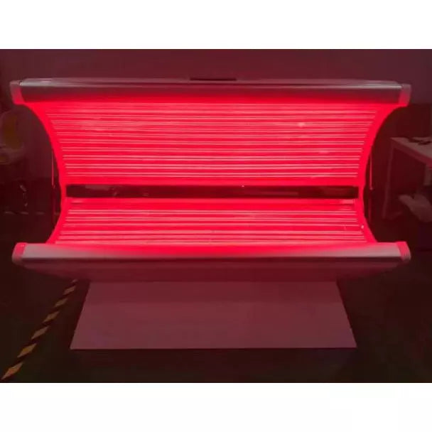 Red Light Squared Bed
