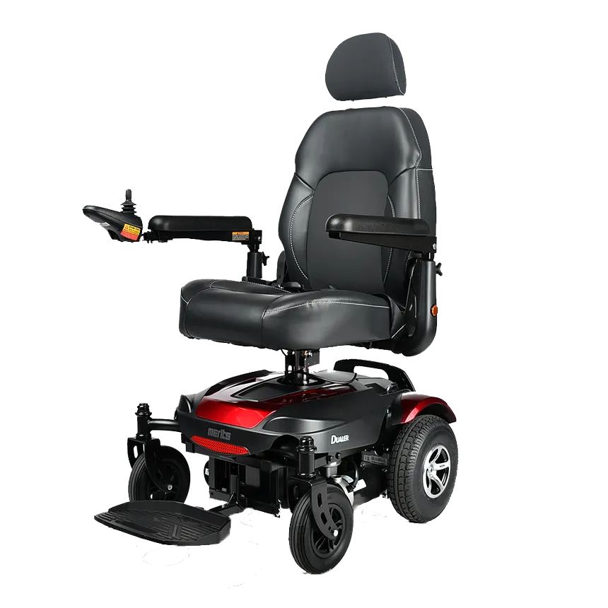 Merits Health Compact Dualer FWD/RWD Power Elevating Wheelchair P312